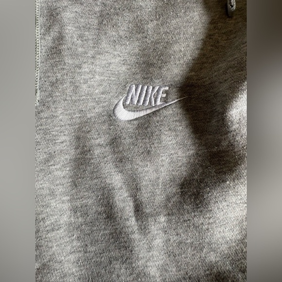 Nike women’s grey club fleece oversized mock neck sweater large fits XL-xxl - Picture 8 of 12